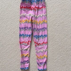 Mini Boden Pink Leggings with Floral Print